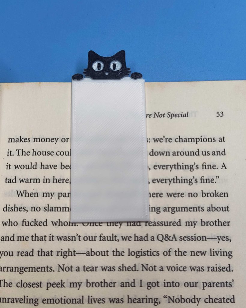 cat bookmark